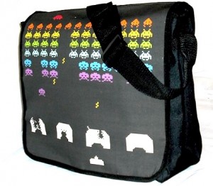 space invader bag