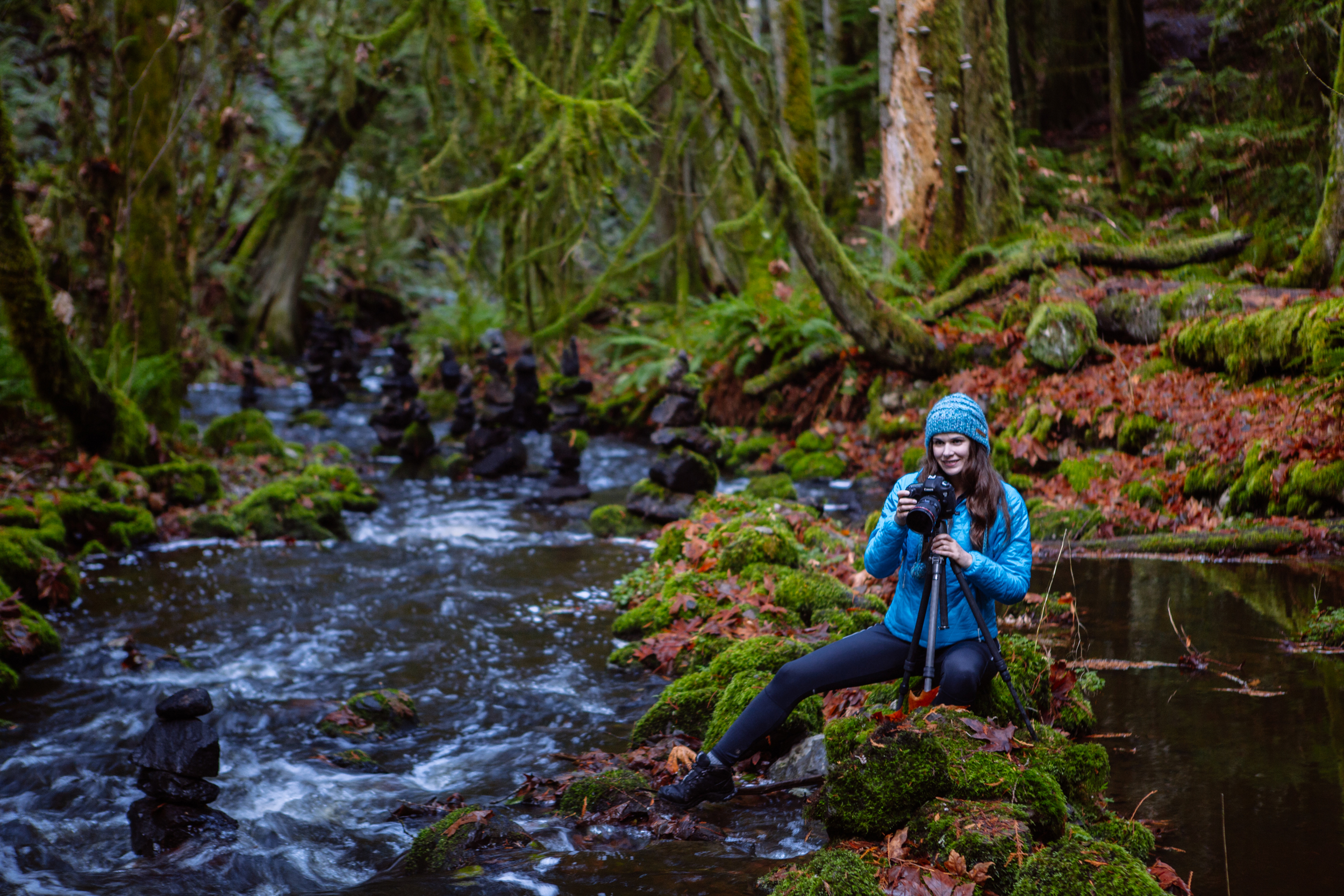 Learning to use Polarizers with water at Gowlland Tod Provincial Park ...